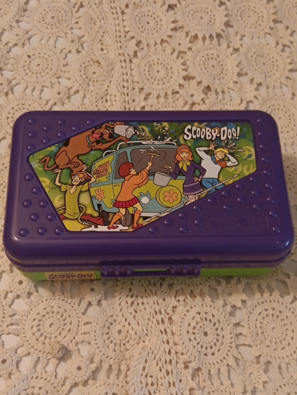 Vintage 2000s Scooby-Doo SpaceMaker Plastic Pencil Box
